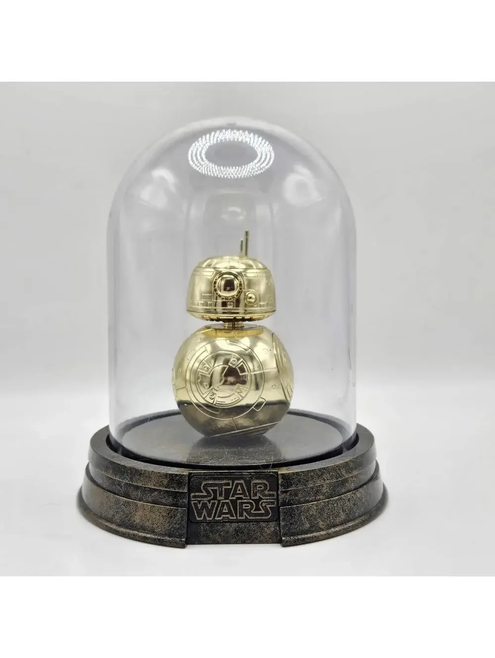 Funko POP Star Wars Gold BB-8 Dome Display Chrome Figure Hot Topic NO BOX